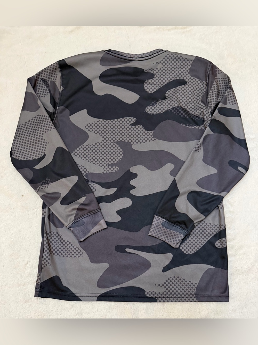 Boys NBA Golden State Warriors Camo Long Sleeve Shirt Youth XL 18/20 - Picture 5 of 7